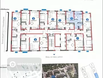 1-комнатная квартира, этаж 10 из 12, 38 м², миниатюра 3