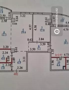 3-комнатная квартира, этаж 7 из 18, 101 м², миниатюра 1