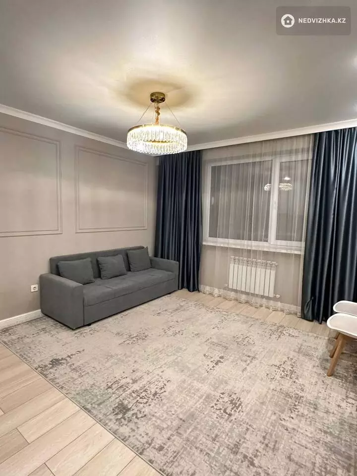 1-бөлмелі пәтер, қабат 9 барлық қабат саны 10, 52 м², 2-фотосурет
