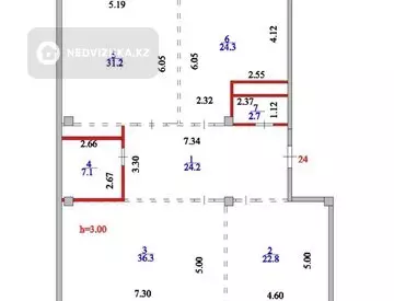 4-комнатная квартира, этаж 12 из 12, 150 м², миниатюра 5