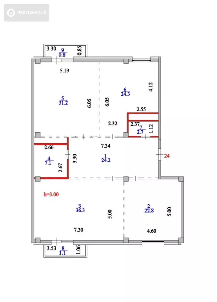 4-комнатная квартира, этаж 12 из 12, 150 м², фотография 5