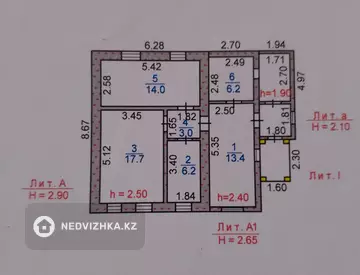 3-комнатный дом, 6.3 соток, 60 м²