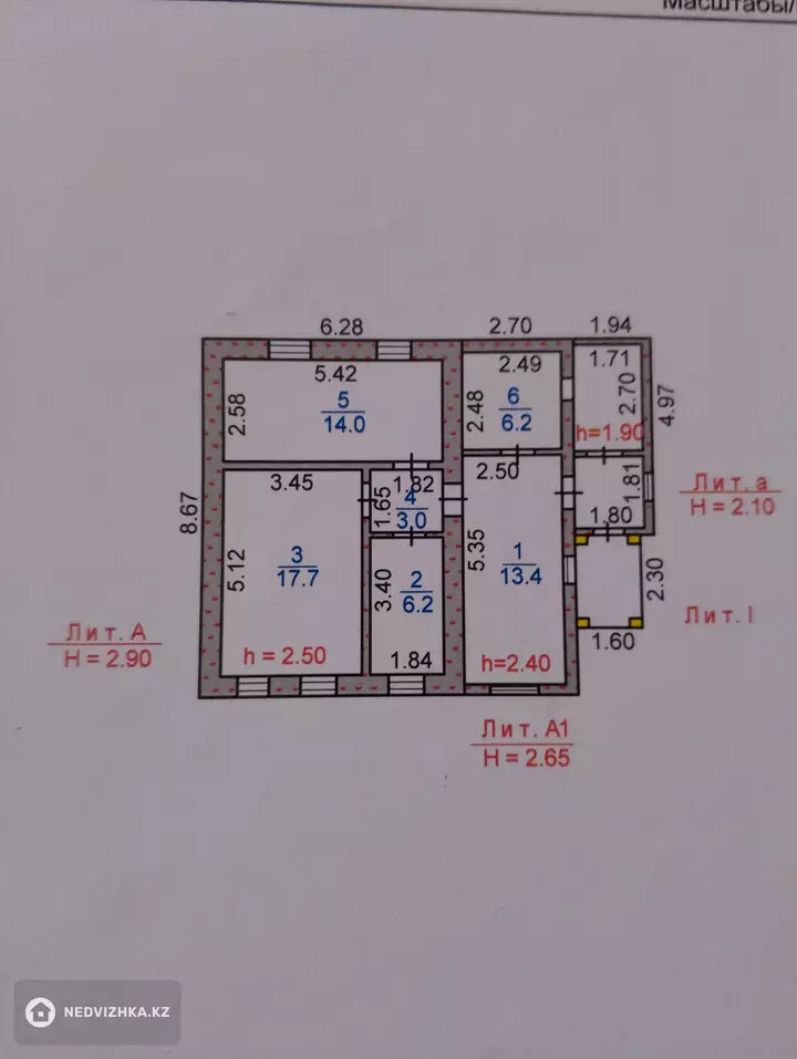 3-комнатный дом, 6.3 соток, 60 м², фотография 2