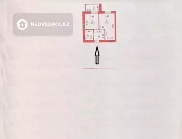 2-комнатная квартира, этаж 4 из 12, 40 м²