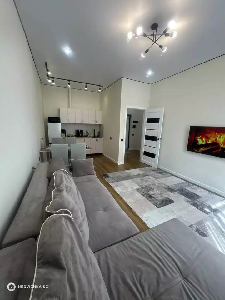2-комнатная квартира, этаж 2 из 17, 45 м², Посуточно, 2-фотосурет