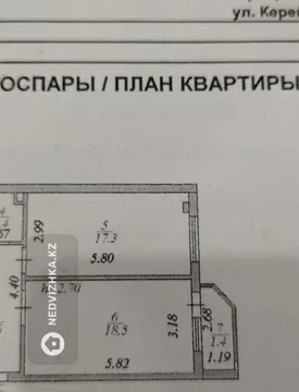 2-комнатная квартира, этаж 9 из 9, 57 м², миниатюра 7