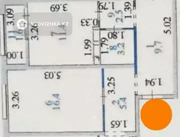 3-комнатная квартира, этаж 9 из 9, 93 м², миниатюра 11