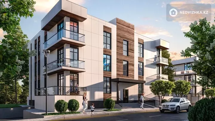 2-бөлмелі пәтер, қабат 2 барлық қабат саны 3, 58 м², 2-фотосурет