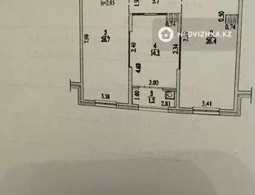 1-комнатная квартира, этаж 3 из 6, 74 м², миниатюра 8