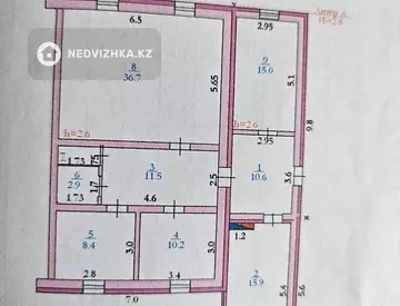 4-комнатный таунхаус, 8 соток, 112 м², миниатюра 11