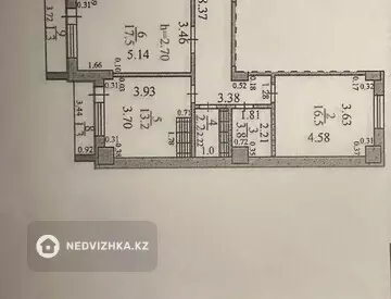 3-комнатная квартира, этаж 14 из 16, 90 м², миниатюра 8