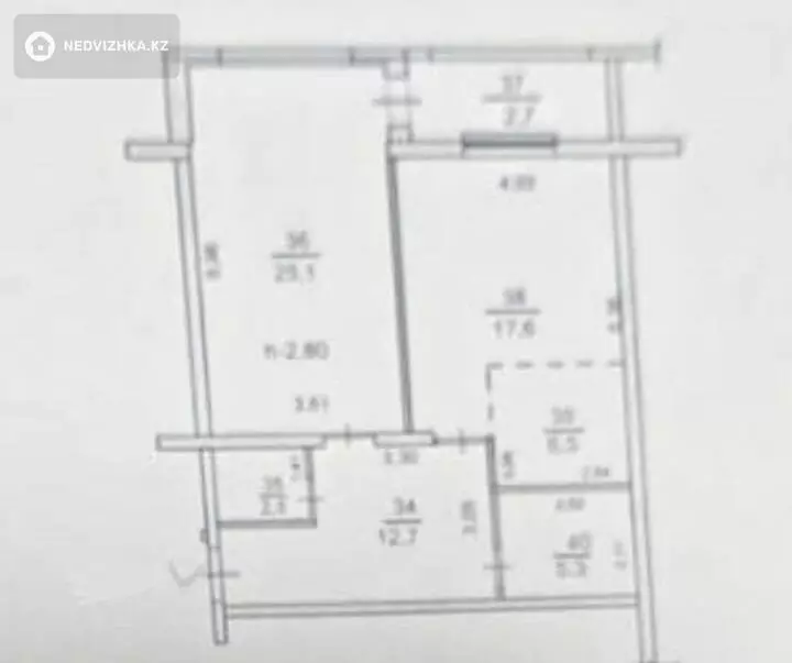 2-комнатная квартира, этаж 11 из 18, 72 м², фотография 2