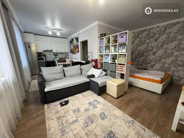 1-бөлмелі пәтер, қабат 5 барлық қабат саны 6, 39 м², 3-фотосурет