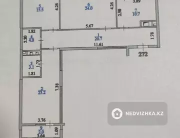 3-комнатная квартира, этаж 7 из 10, 105 м², миниатюра 10
