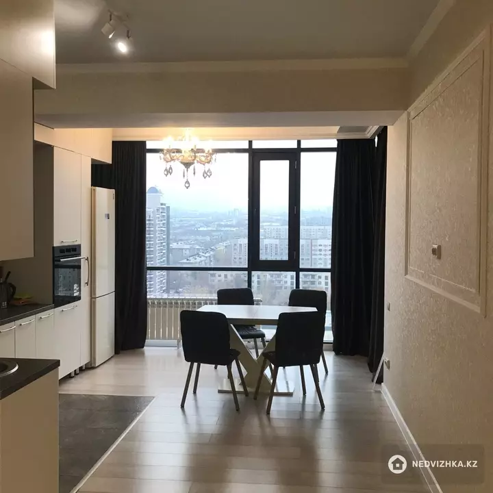 3-бөлмелі пәтер, қабат 15 барлық қабат саны 16, 98 м²