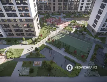 2-бөлмелі пәтер, қабат 11 барлық қабат саны 12, 62 м², 5-нобай