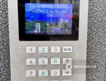 1-бөлмелі пәтер, қабат 12 барлық қабат саны 12, 46 м², 6-нобай