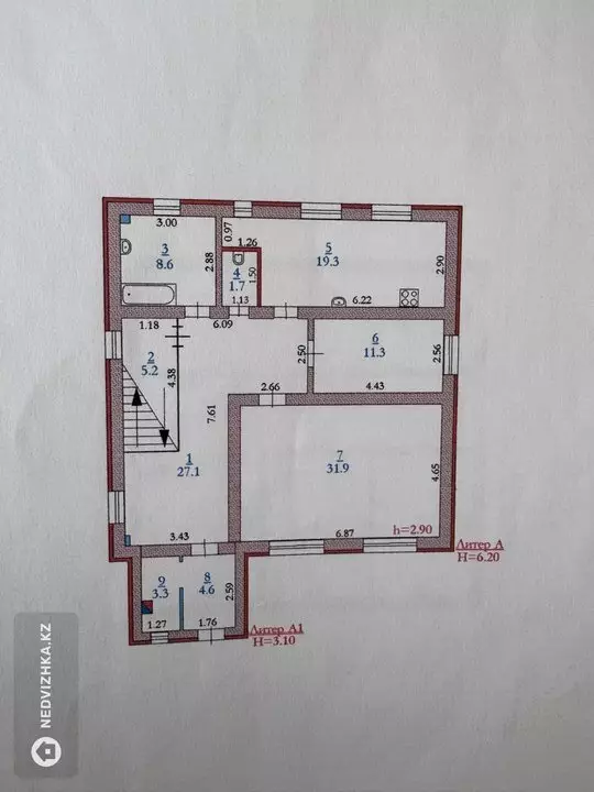 6-бөлмелі үй, 10 соттық, 238 м², 2-фотосурет