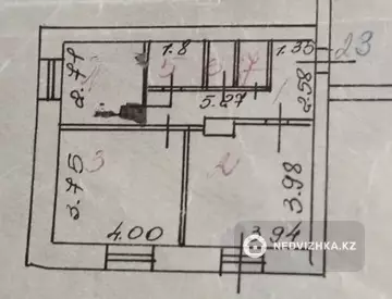 2-комнатная квартира, этаж 2 из 4, 48 м², миниатюра 10
