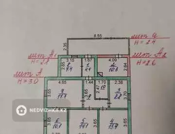4-бөлмелі үй, 17 соттық, 98 м², 12-нобай