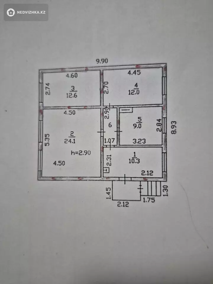 4-комнатный дом, 4.5 соток, 111 м², фотография 4