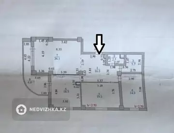 3-комнатная квартира, этаж 3 из 13, 110 м², миниатюра 6