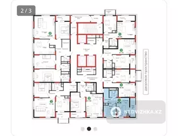 1-комнатная квартира, этаж 17 из 18, 38 м², миниатюра 2