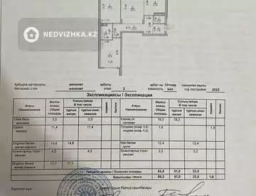 3-бөлмелі пәтер, қабат 2 барлық қабат саны 12, 86 м², 10-нобай