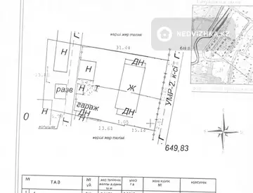 3-бөлмелі үй, 6 соттық, 60 м², 1-нобай