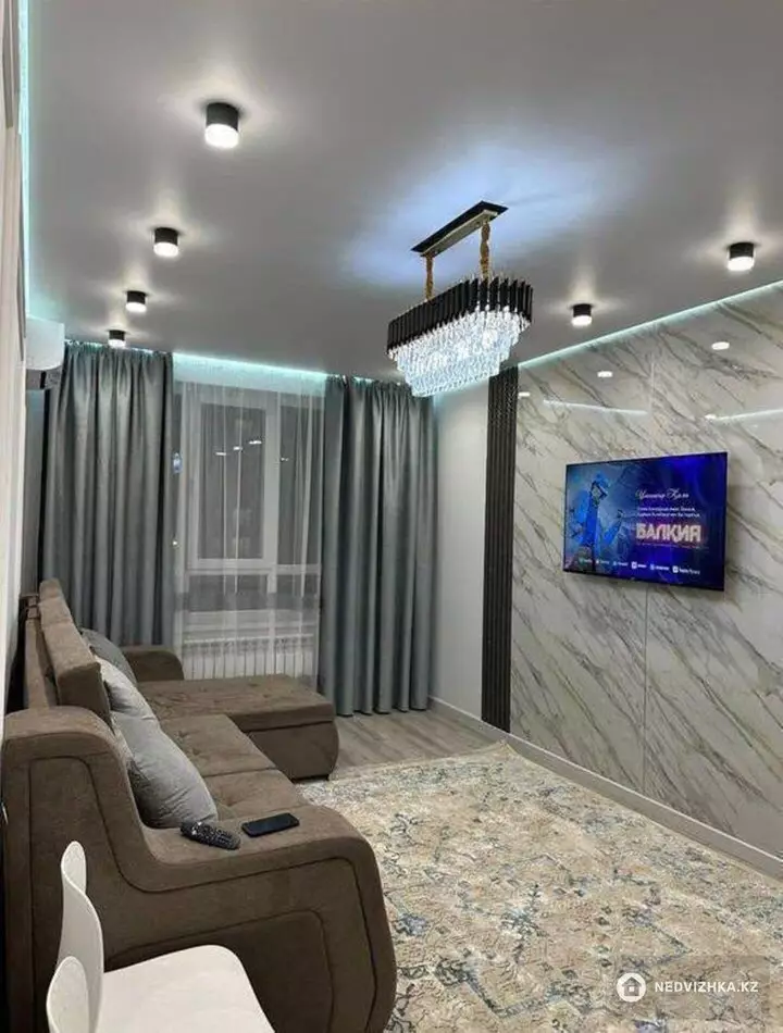 1-комнатная квартира, этаж 7 из 25, 48 м², Посуточно, фотография 3