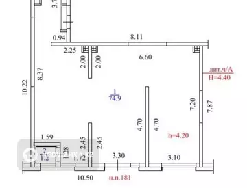 Офис, Магазин и др., этаж 1 из 6, 76 м², На длительный срок