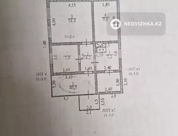3-комнатный дом, 8 соток, 51 м², миниатюра 1