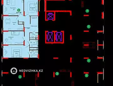 4-комнатная квартира, этаж 9 из 18, 131 м², миниатюра 5