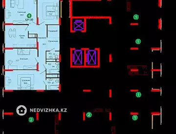 4-комнатная квартира, этаж 3 из 18, 131 м², миниатюра 5