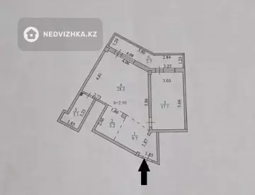2-комнатная квартира, этаж 22 из 22, 68 м², миниатюра 9