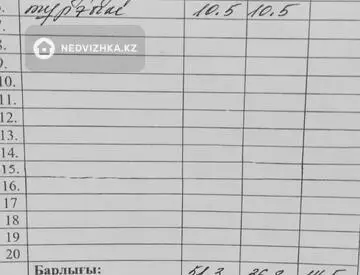 3-бөлмелі пәтер, қабат 4 барлық қабат саны 4, 51 м², 10-нобай