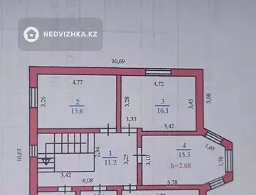 5-комнатная квартира, этаж 2 из 2, 190 м²