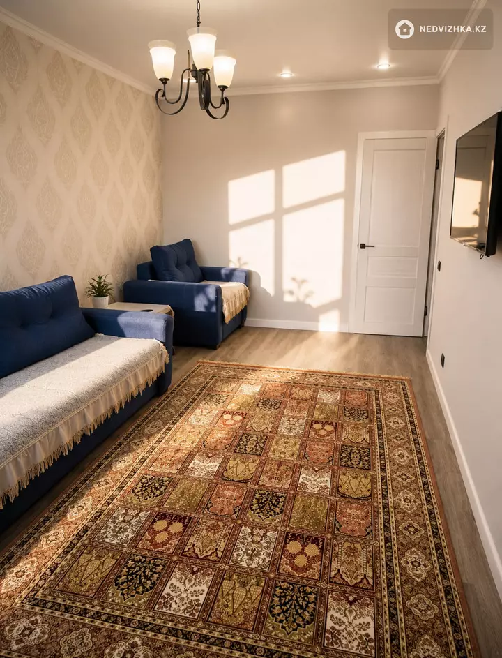 1-комнатная квартира, этаж 8 из 10, 48 м², фотография 2
