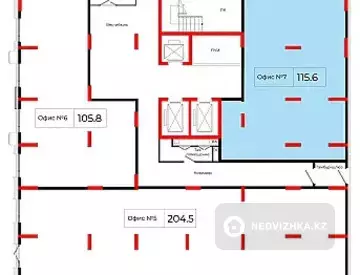 Помещение, этаж 1 из 22, 116 м², миниатюра 8