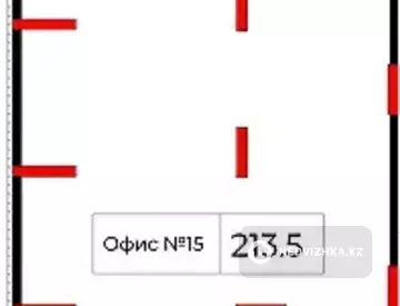 Орынжай, қабат 1 барлық қабат саны 22, 214 м², 7-нобай