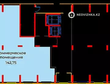 Орынжай, қабат 1 барлық қабат саны 12, 147 м², 6-нобай