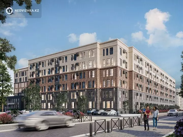 2-бөлмелі пәтер, қабат 2 барлық қабат саны 7, 72 м², 3-фотосурет