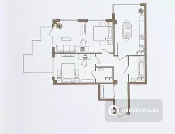 3-комнатная квартира, этаж 1 из 3, 85 м², миниатюра 7