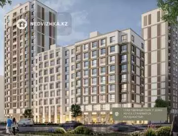 1-бөлмелі пәтер, қабат 13 барлық қабат саны 17, 36 м², 1-нобай