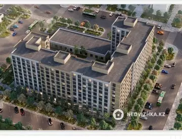3-бөлмелі пәтер, қабат 2 барлық қабат саны 9, 85 м², 1-нобай