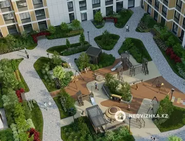 3-бөлмелі пәтер, қабат 2 барлық қабат саны 9, 85 м², 6-нобай