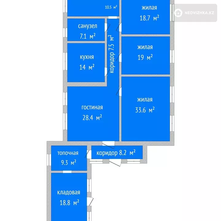 7-комнатный дом, 4.5 соток, 262 м², фотография 3