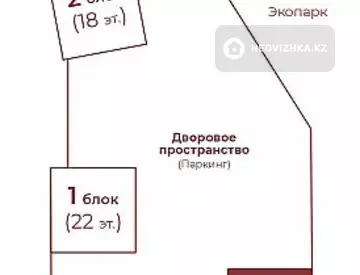 2-комнатная квартира, этаж 18 из 22, 71 м², миниатюра 7