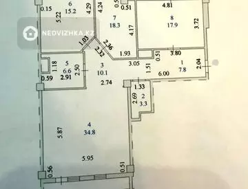 3-бөлмелі пәтер, қабат 4 барлық қабат саны 5, 131 м², 11-нобай