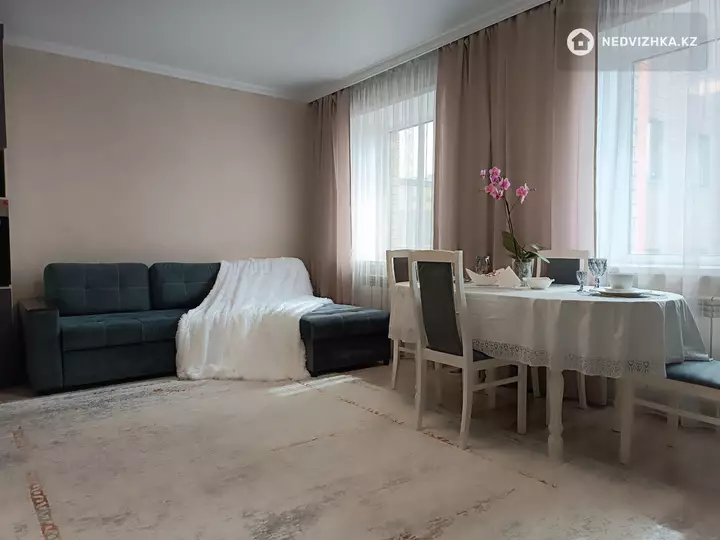 2-бөлмелі пәтер, қабат 8 барлық қабат саны 9, 62 м², Посуточно, 4-фотосурет
